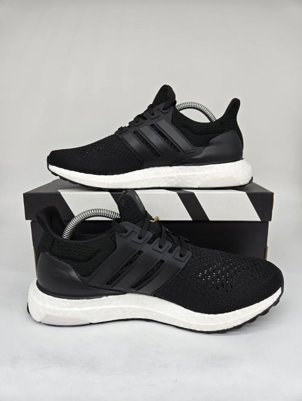 adidas Women's UltraBoost 1.0 HQ4206 Double Black Shoes Size 7 New